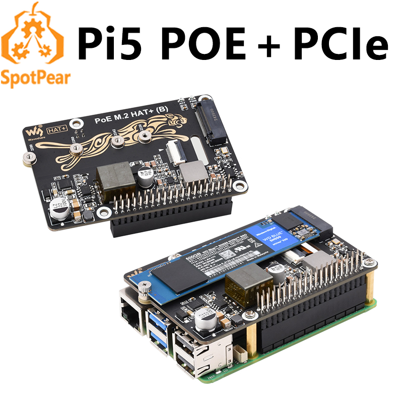 Argon One V3 M.2 Nvme Case - Raspberry Pi 5 PoE Power وPCIe